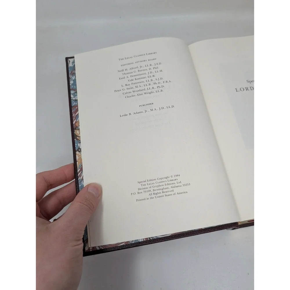 Erskine's Speeches Vol 1, 2, 3, & 4‎ Special Editions Legal Classic Library 1984